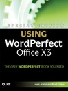 Using WordPerfect Office X3